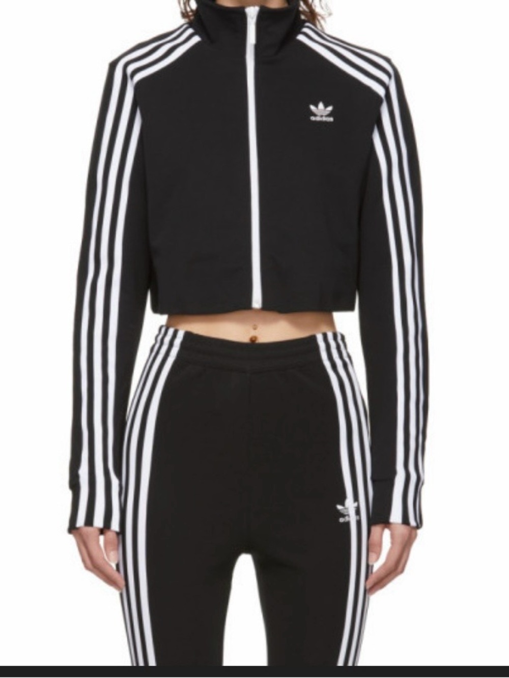 🛍️ ✨ Premium adidas Originals Tracksuit Set Black iconic white 3-stripes.✨